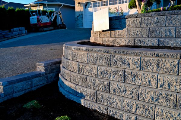 Stone Retaining Wall Repair in American Fork