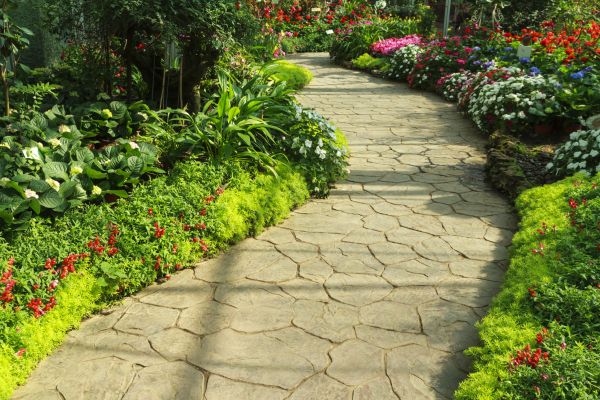 Stone Pathway Repair in American Fork