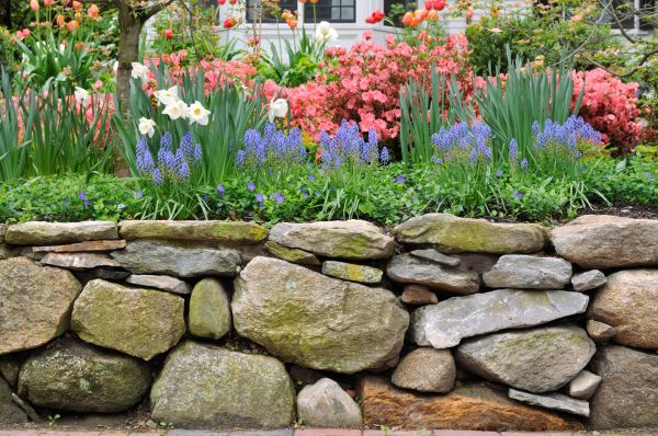 Stone Wall Hardscaping in American Fork