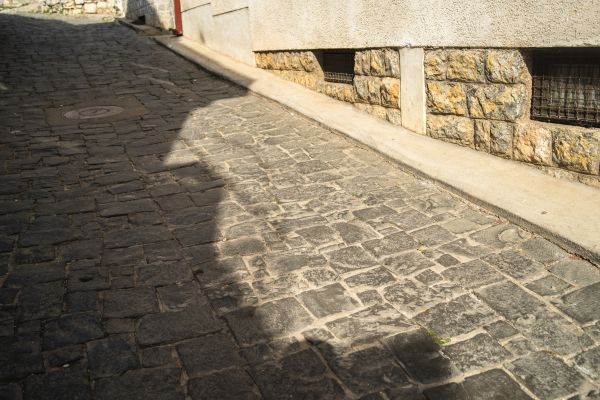 Stone Sidewalk Repair in American Fork
