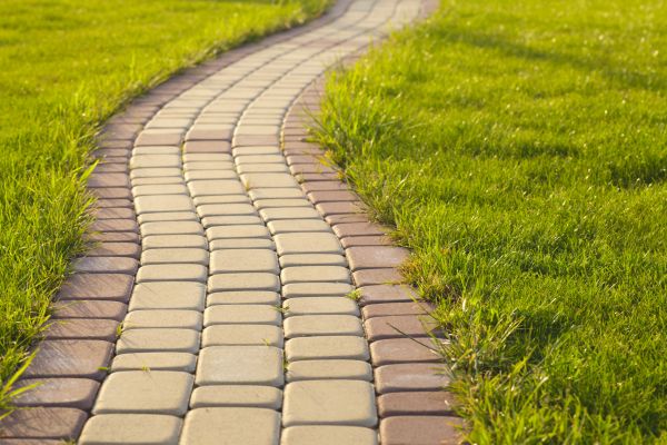 Sidewalk Brick Repair in American Fork